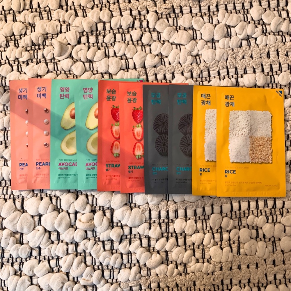 KBEAUTY FACE MASKS - 10 Total